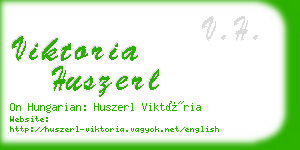 viktoria huszerl business card